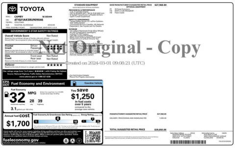 2024 Toyota Camry SE