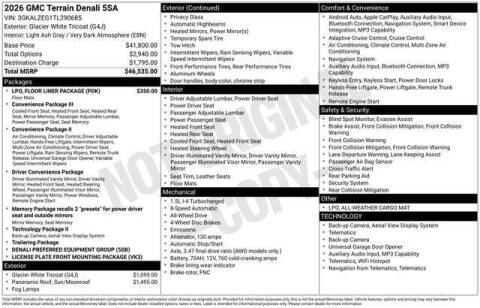 2026 GMC Terrain Denali