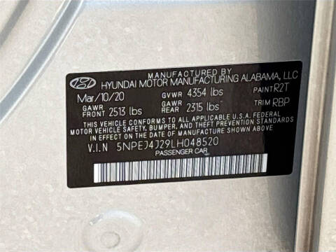 2020 Hyundai Sonata SEL Plus