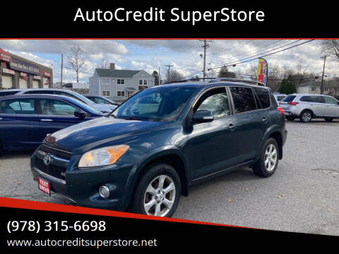 2011 Toyota RAV4 for sale at AutoCredit SuperStore in Lowell MA