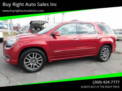 2013 GMC Acadia for sale at Buy Right Auto Sales Inc in Fort Wayne IN