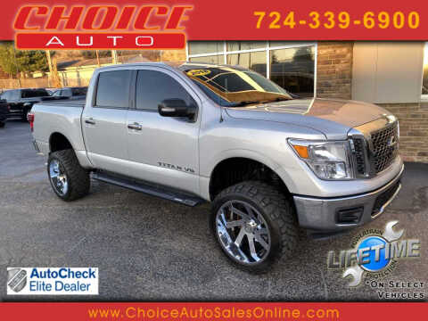 2018 Nissan Titan for sale at CHOICE AUTO SALES in Murrysville PA