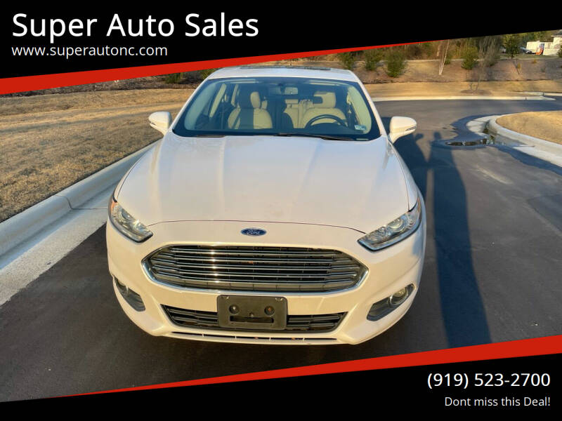 2016 Ford Fusion for sale at Super Auto in Fuquay Varina NC