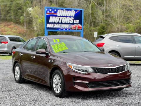 2017 Kia Optima for sale at Union Motors in Seymour TN