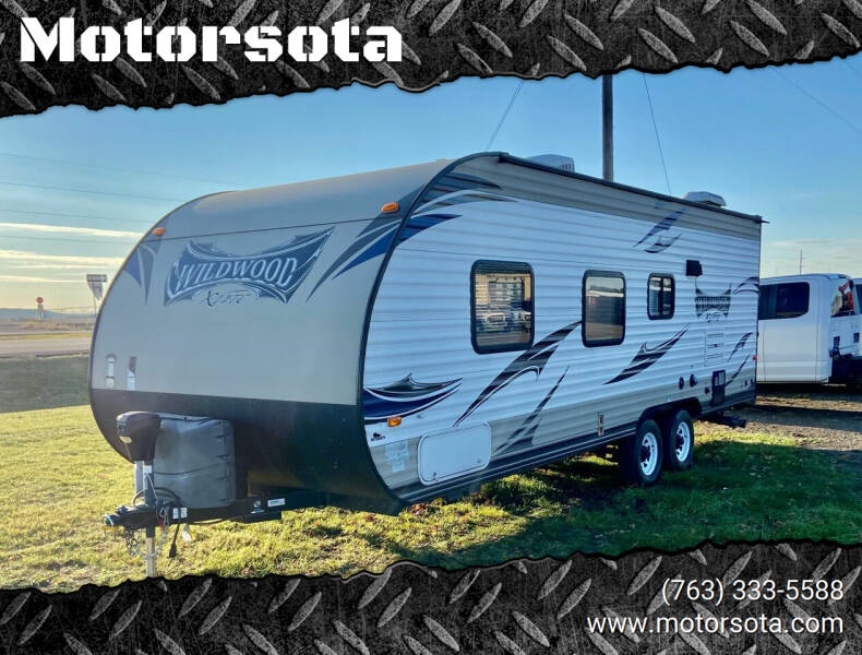 2016 Forest River Wildwood for sale at Motorsota in Becker MN