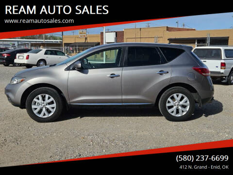 2012 Nissan Murano for sale at REAM AUTO SALES in Enid OK