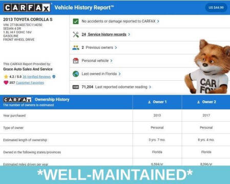 2013 Toyota Corolla S