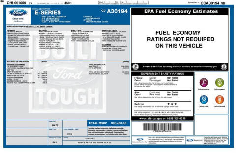 2012 Ford E-Series E-350 SD XLT