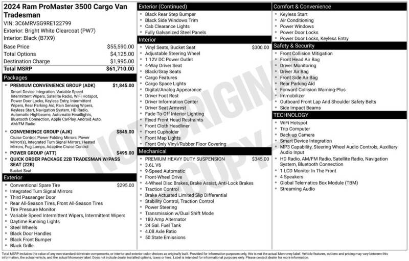 2024 RAM ProMaster