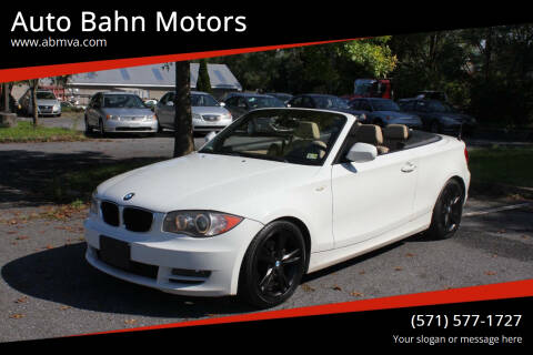 2011 BMW 1 Series for sale at Auto Bahn Motors in Winchester VA