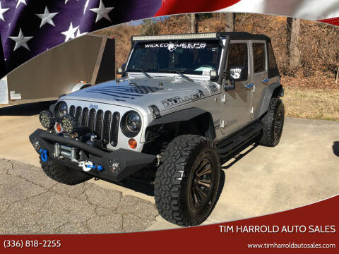 2010 Jeep Wrangler Unlimited for sale at Tim Harrold Auto Sales in Wilkesboro NC