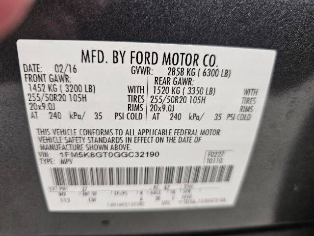 2016 Ford Explorer Sport