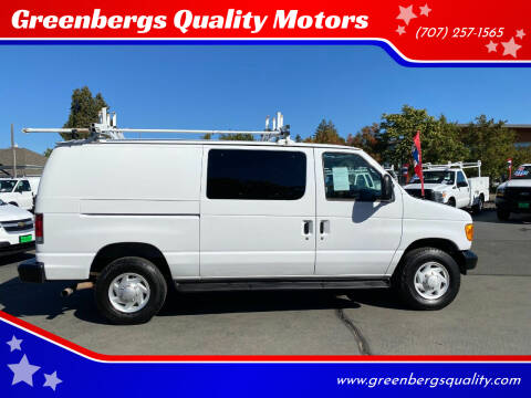 2007 Ford E-Series Cargo for sale at Greenbergs Quality Motors in Napa CA