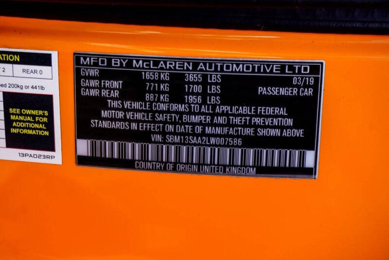 2020 McLaren 600LT Spider