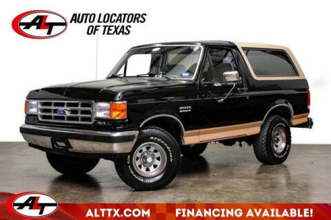 1987 Ford Bronco for sale at AUTO LOCATORS OF TEXAS in Plano TX