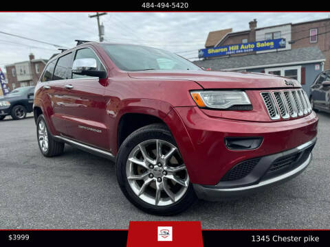 2014 Jeep Grand Cherokee for sale at Sharon Hill Auto Sales LLC in Sharon Hill PA