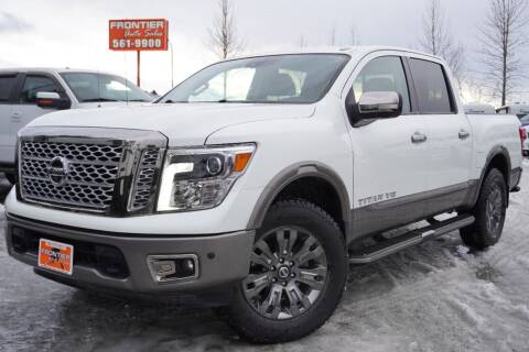 2018 Nissan Titan for sale at Frontier Auto & RV Sales in Anchorage AK