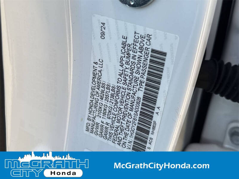 2025 Honda Accord Hybrid Touring