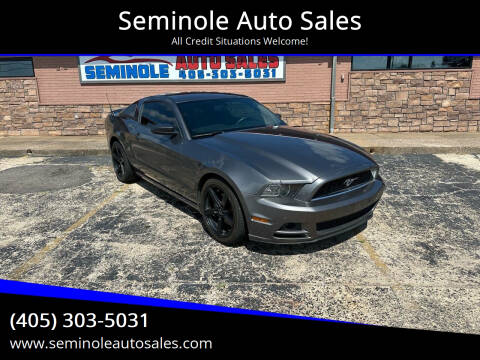 2014 Ford Mustang for sale at Seminole Auto Sales in Seminole OK