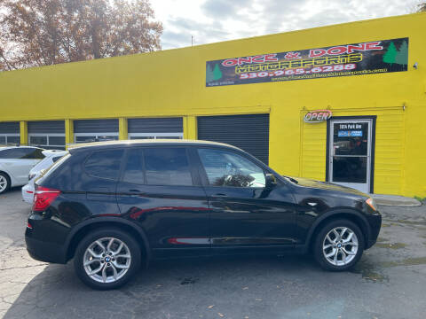 2013 BMW X3 for sale at Once and Done Motorsports in Chico CA