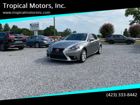 2016 Lexus IS 200t for sale at Tropical Motors, Inc. in Riceville TN