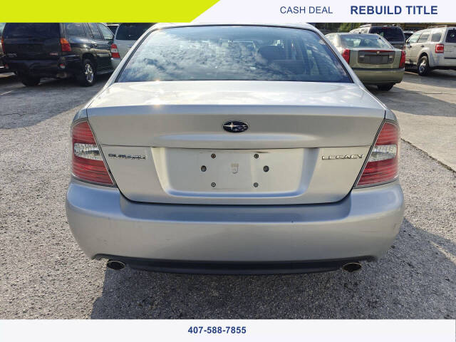 2006 Subaru Legacy for sale at EZ MOTOR ORLANDO in Orlando, FL