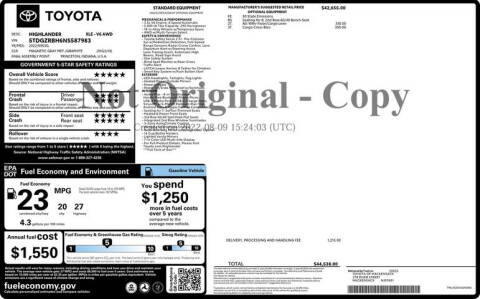 2022 Toyota Highlander XLE