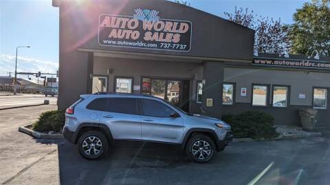 2015 Jeep Cherokee for sale at AUTO WORLD AUTO SALES in Rapid City SD