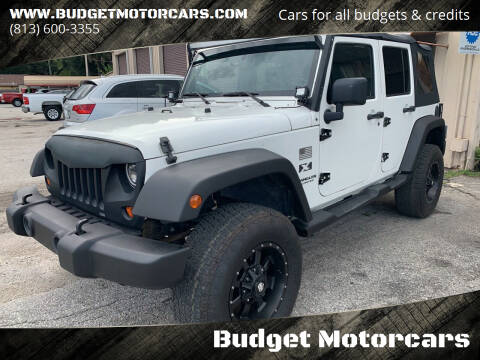 2007 Jeep Wrangler Unlimited for sale at Budget Motorcars in Tampa FL