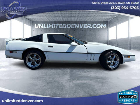 1990 Chevrolet Corvette for sale at Unlimited Auto Sales in Denver CO