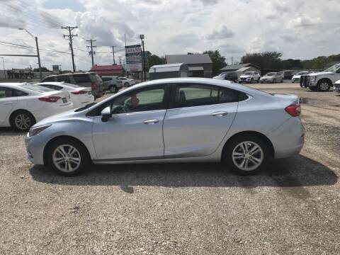 2018 Chevrolet Cruze for sale at L & L Sales - V&R  FINANCE in Mexia TX