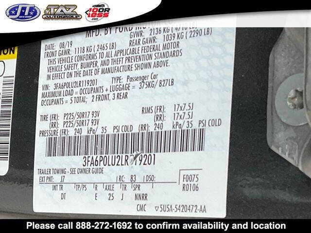 2020 Ford Fusion Hybrid SE