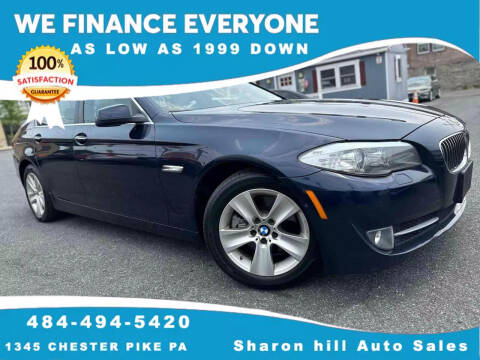 2013 BMW 5 Series for sale at Sharon Hill Auto Sales LLC in Sharon Hill PA