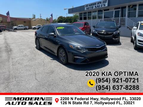 2020 Kia Optima for sale at Modern Auto Sales in Hollywood FL
