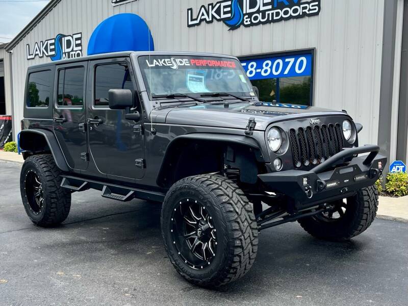 2017 Jeep Wrangler Unlimited for sale at Lakeside Auto RV & Outdoors - Auto Inventory in Cleveland OK
