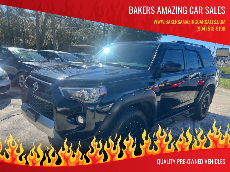 2017 Toyota 4Runner for sale at Bakers Amazing Car Sales in Jacksonville FL