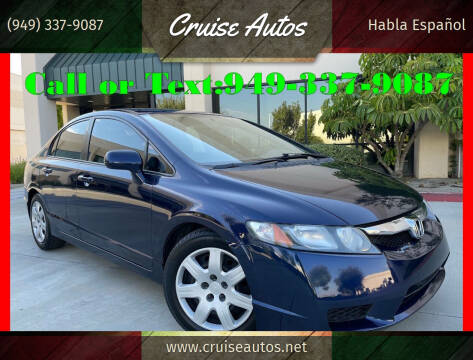 2011 Honda Civic for sale at Cruise Autos in Corona CA