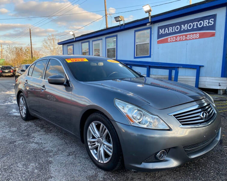 2013 Infiniti G37 Sedan for sale at Mario Motors in South Houston TX