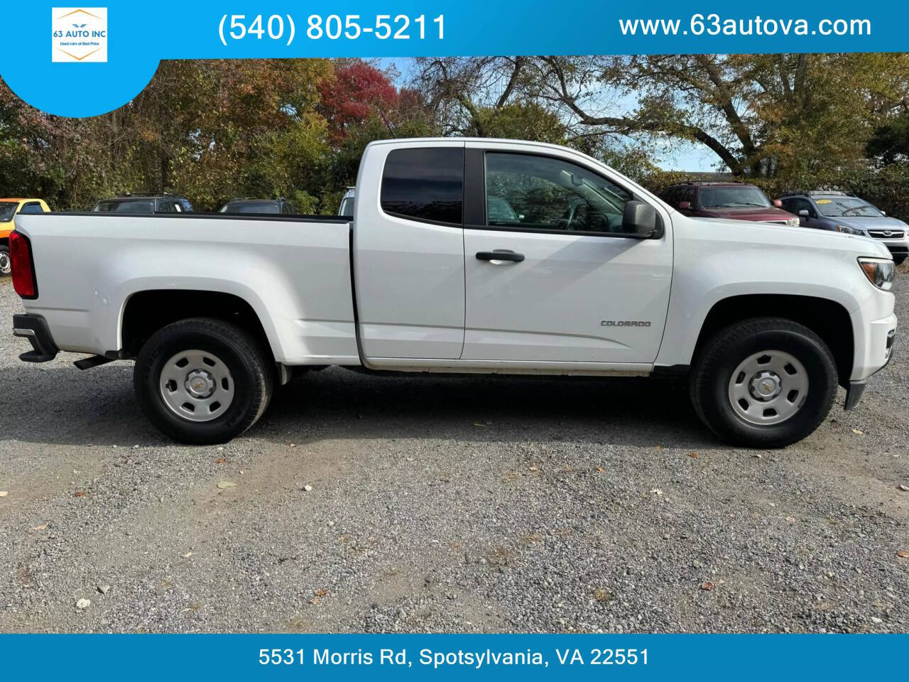 2018 Chevrolet Colorado for sale at 63 Auto Inc in Spotsylvania, VA