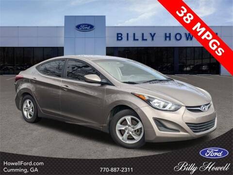 2014 Hyundai Elantra for sale at BILLY HOWELL FORD LINCOLN in Cumming GA