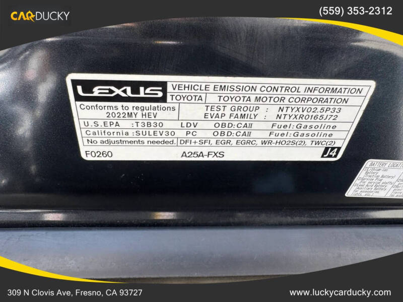 2022 Lexus ES 300h
