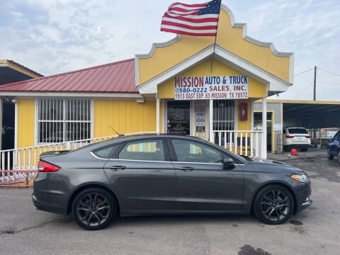 2018 Ford Fusion for sale at Mission Auto & Truck Sales, Inc. in Mission TX