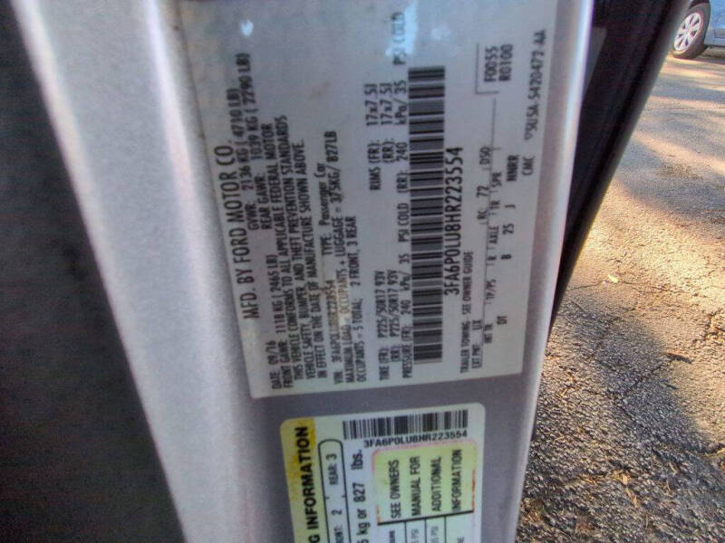 2017 Ford Fusion Hybrid SE