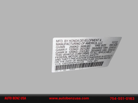 2023 Acura MDX w/Tech