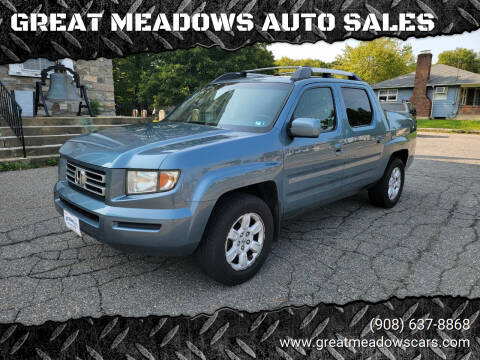 2007 Honda Ridgeline for sale at GREAT MEADOWS AUTO SALES in Great Meadows NJ