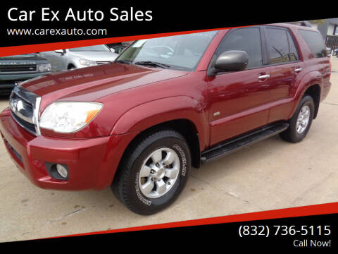 2007 Toyota 4Runner for sale at Car Ex Auto Sales in Houston TX
