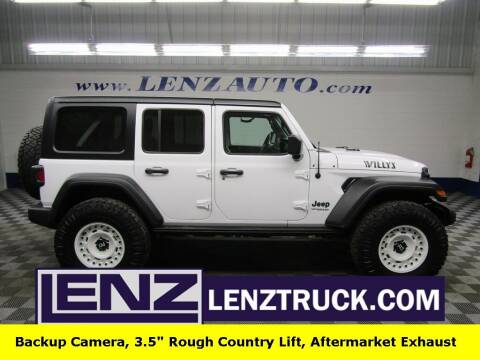 2022 Jeep Wrangler Unlimited for sale at LENZ TRUCK CENTER in Fond Du Lac WI