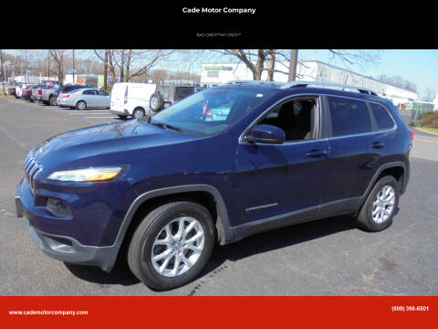 2016 Jeep Cherokee for sale at Cade Motor Company in Lawrenceville NJ