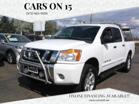 2014 Nissan Titan for sale at Cars On 15 in Lake Hopatcong NJ