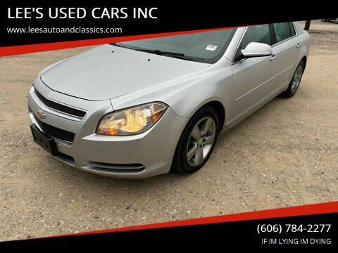 2012 Chevrolet Malibu for sale at LEE'S USED CARS INC Morehead in Morehead KY